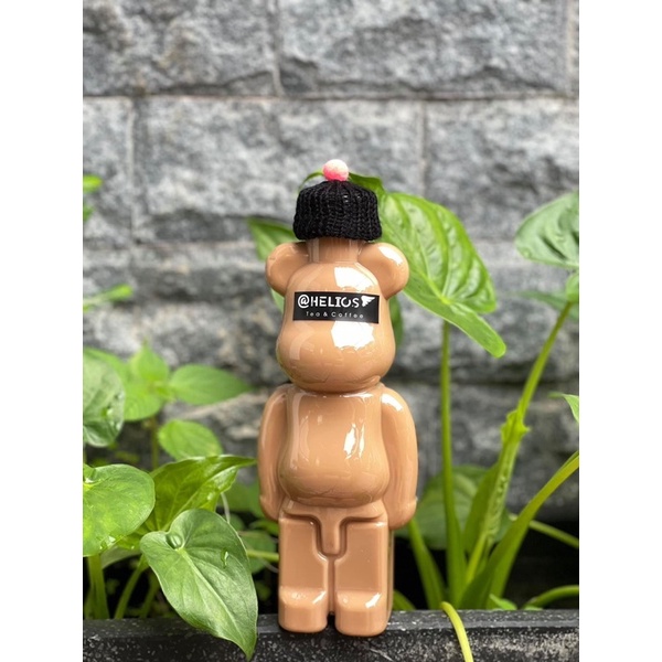 50 Chai Nhựa Hình Gấu Đựng Trà Sữa Và Nước Trái Cây 600ml