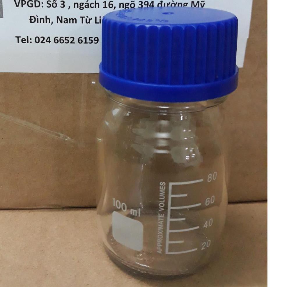 Chai thủy tinh trung tính 100ml trắng