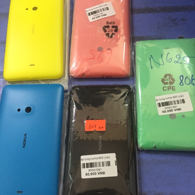 Nắp lưng lumia 625 các màu