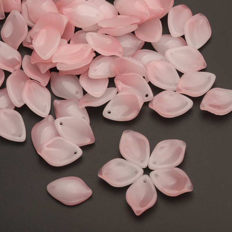 Bộ 100 Cánh Hoa Ly Thủy Tinh Trong Suốt Dùng Làm Trang Sức Diy