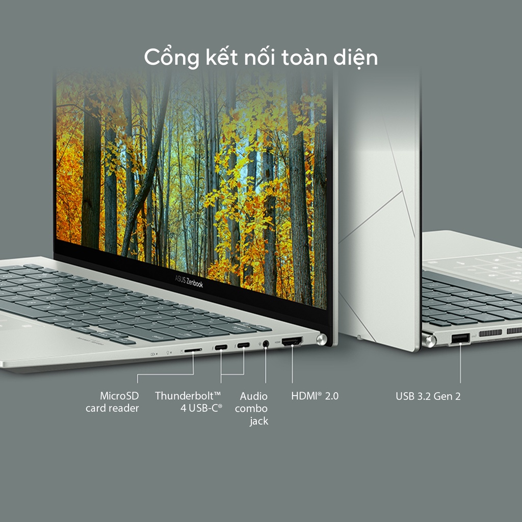 Laptop Asus ZenBook UX3402ZA-KM220W i5-1240P|8GB|512GB|Iris Xe|14.0'' 2.8K OLED