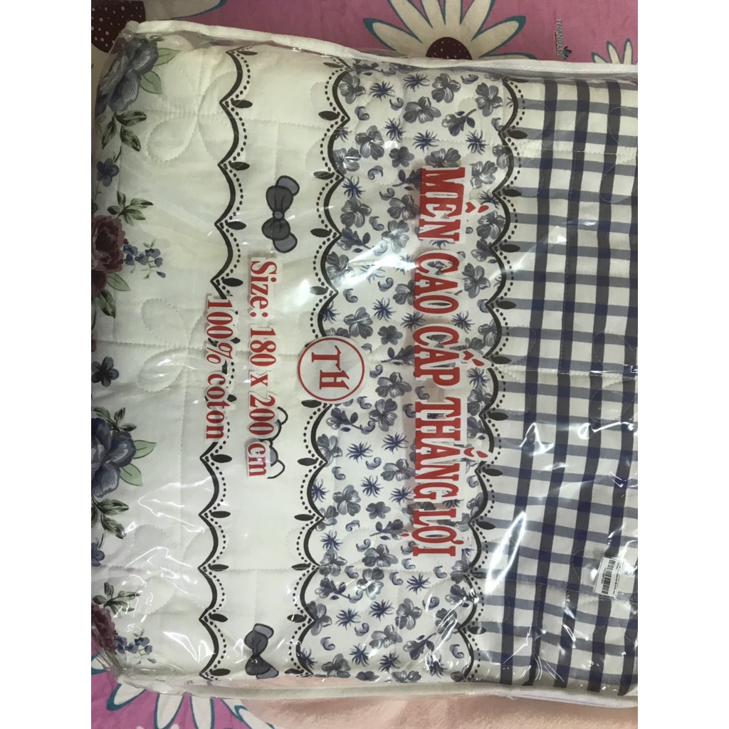 Chăn Mền chần gòn cotton Cao cấp Ánh Sao - KT 160 x 180 cm