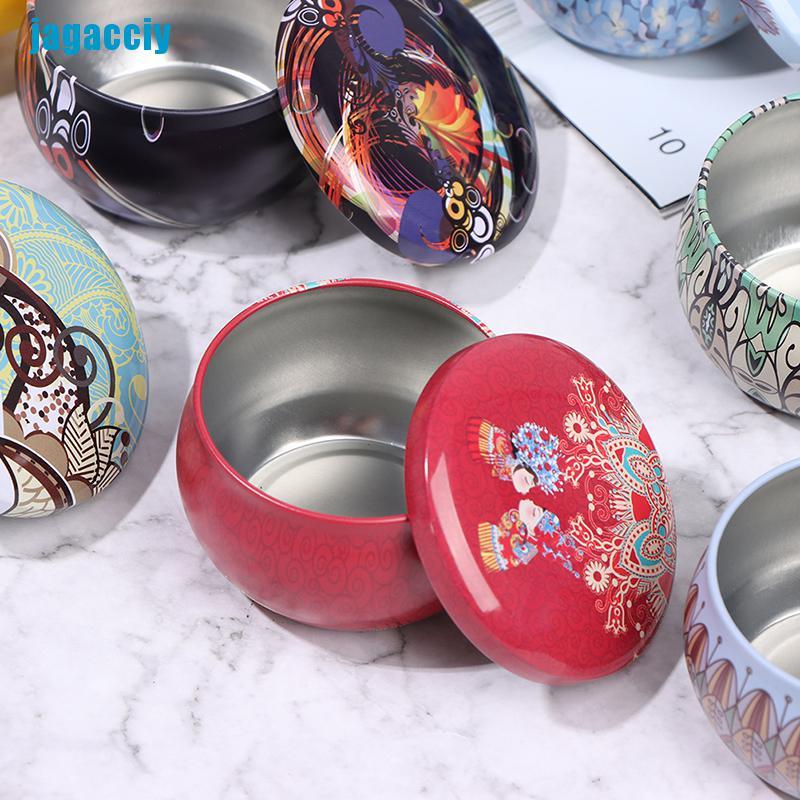 [jagacciy] DIY Candle Tin Jars Holder Storage Case For Dry Spices Camping Sweets Gifts ggbo