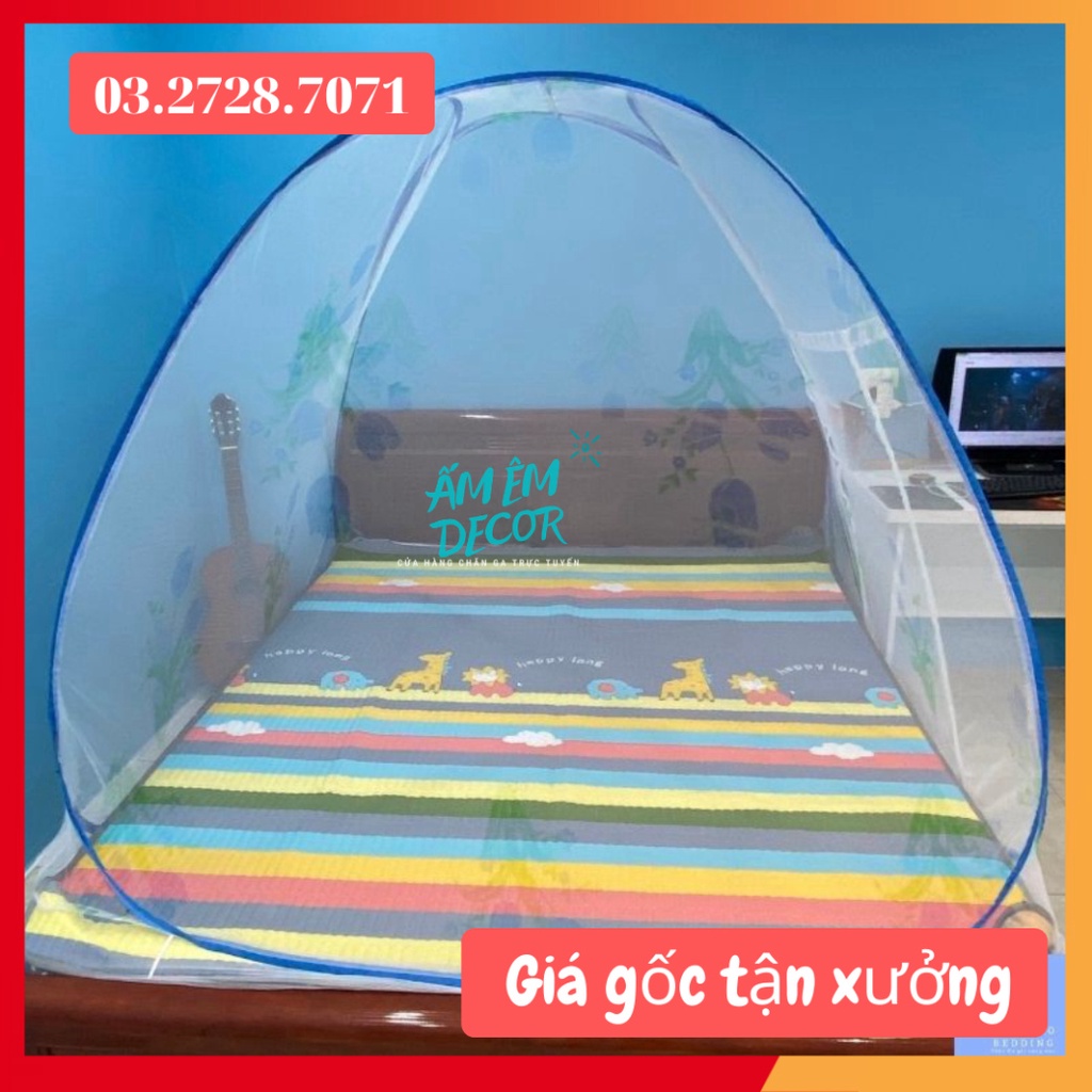 [MÀN QUỐC DÂN] Màn Chụp Bung khung thép cửa rộng 1m6;1m8;2m Bảo hành 1 tháng - Màn chụp tự bung Ấm Êm Decor