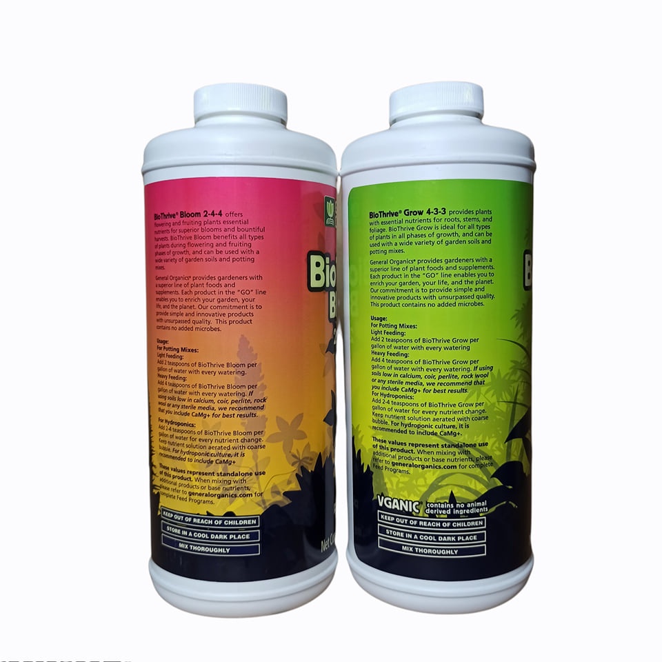 Bộ đôi Bio thrive grow và Bio thrive Bloom 946ml nhập mỹ chuyên lan Var