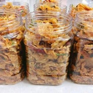 Cơm cháy chiên mắm hành