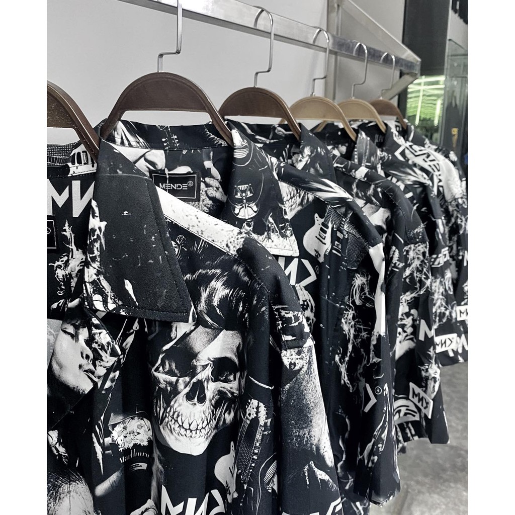 [Mã MAMT2405 giảm 10K đơn 0đ] ROCK SHIRT - SƠ MI TAY NGẮN- [ MENDE ]- CHÍNH HÃNG | BigBuy360 - bigbuy360.vn