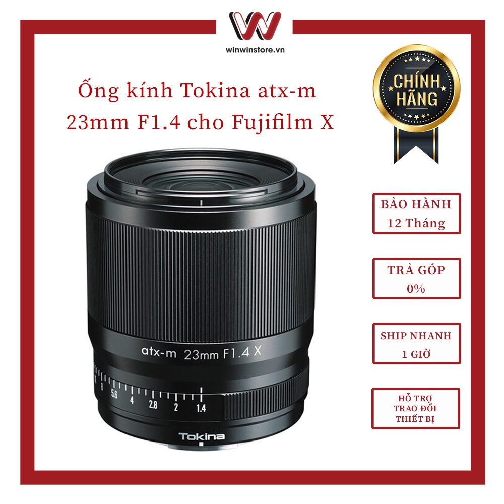 Ống kính Tokina atx-m 23mm F1.4 cho Fujifilm X