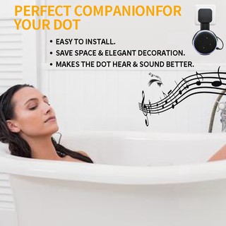 Smart Speaker Echo Dot 3 Stand Amazo for Echo Dot 3 Generation Wall Plug Power Accessories