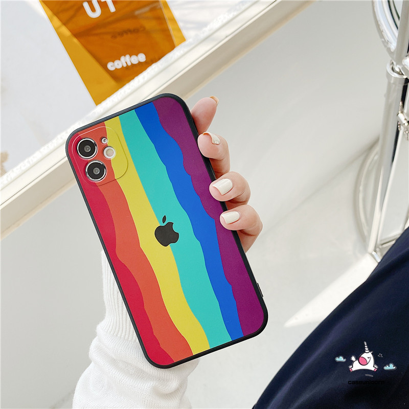 Ốp điện thoại mềm màu cầu vồng cho Iphone 11 Iphone 6 6s 7 8 Plus 8plus 7plus X Xr Xs Max 11pro Max Se 2020 | BigBuy360 - bigbuy360.vn