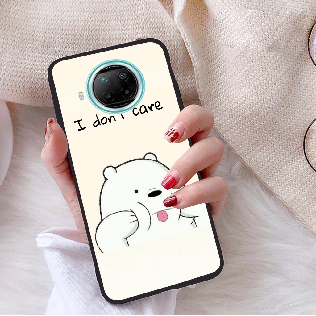 Ốp lưng Xiaomi Redmi Note 9 Pro 5G viền dẻo TPU BST Gia Đình Nhà Gấu
