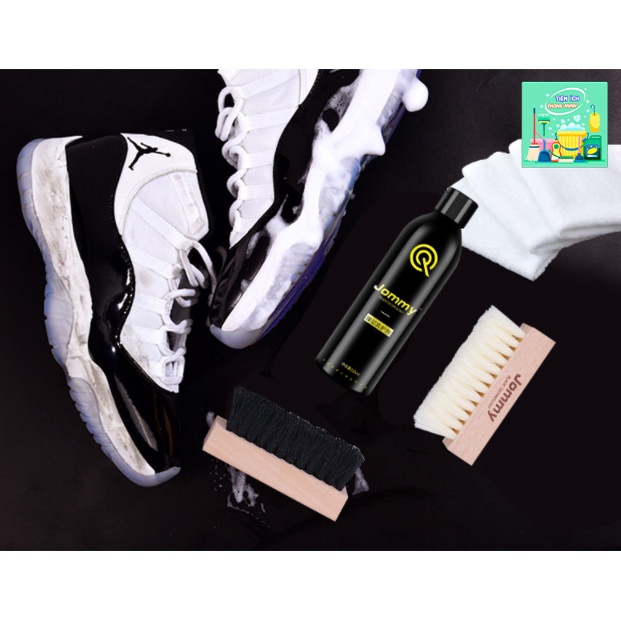 Bộ cọ vệ sinh giày cao cấp. Dụng cụ 4 món làm sạch Sneaker Cleaning kèm bàn chải và khăn - TT1256
