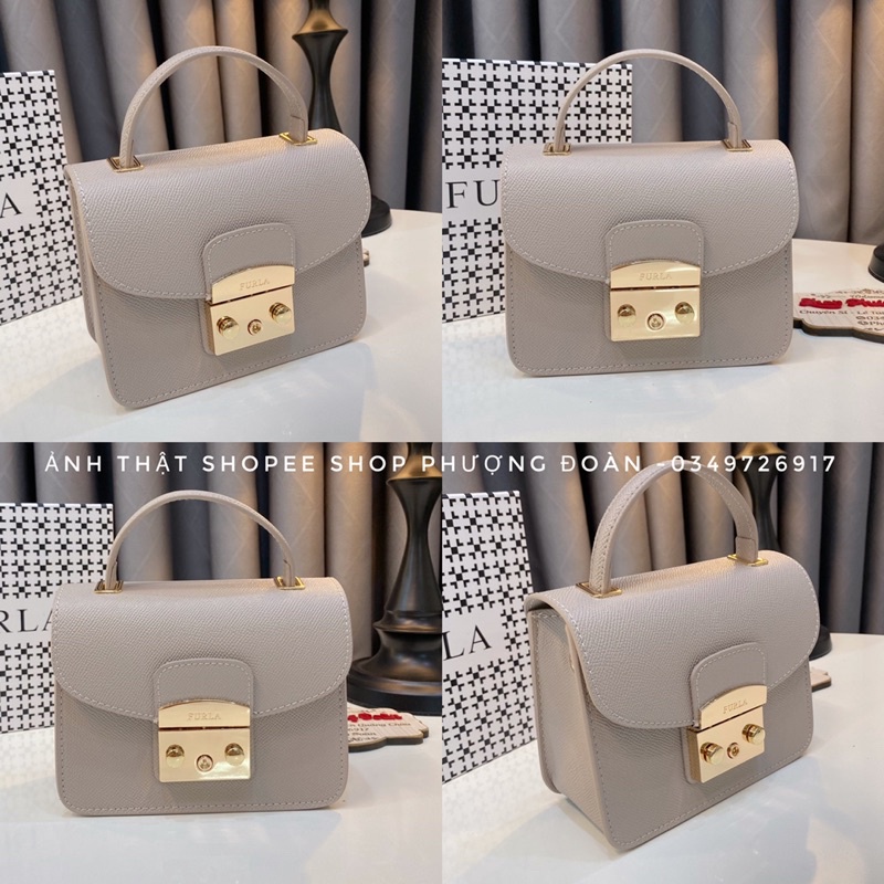 [Túi F VIP] Túi khoá bóp size 18cm quai xách Kèm hộp
