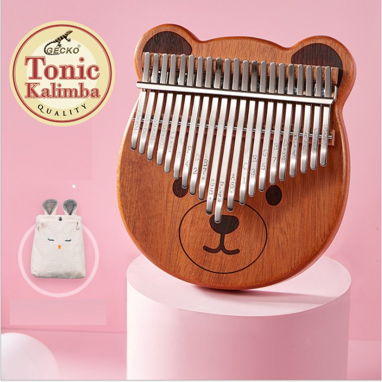 Đàn kalimba 17 phím gấu Missha MS-17 Tặng túi chống sốc