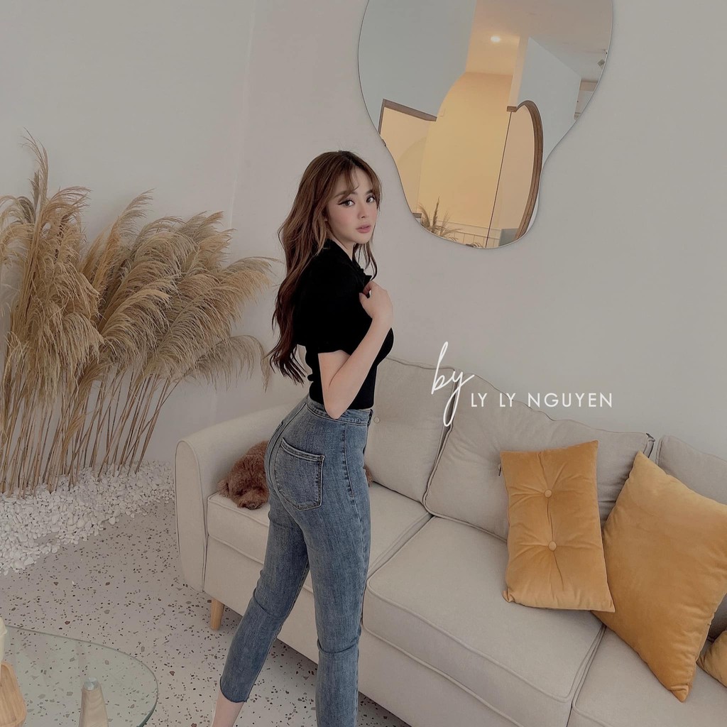 Áo Thun Polo Nữ Cổ V 🎁 Nana's House - FREESHIP 🎁 Áo phông nữ 3 màu trơn Basic: XANH | ĐEN | TRẮNG