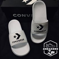 Dép Converse trắng quai ngang chính hãng