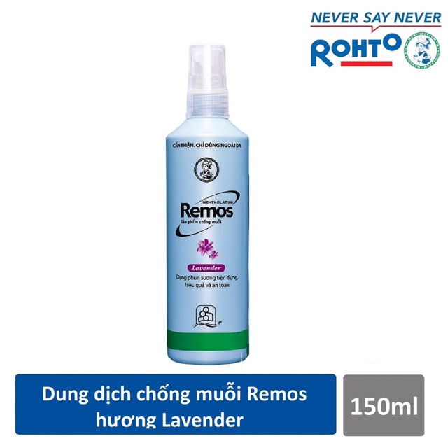 Xịt muỗi Remos cho bé + người lớn