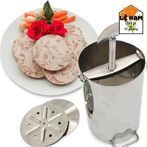 Khuôn Làm Giò, Bộ Khuôn Làm Giò Lụa, Giò Mỡ, Chả Bằng Inox Tại Nhà Siêu Tiện Dụng, Hợp Kim Inox Chống Gỉ - Lỗi 1 đổi 1