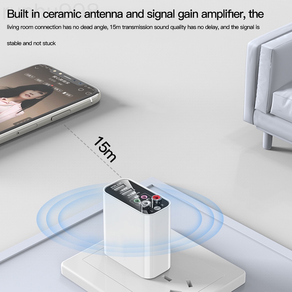 Thiết bị nhận truyền âm thanh bluetooth 5.0 kèm phụ kiện