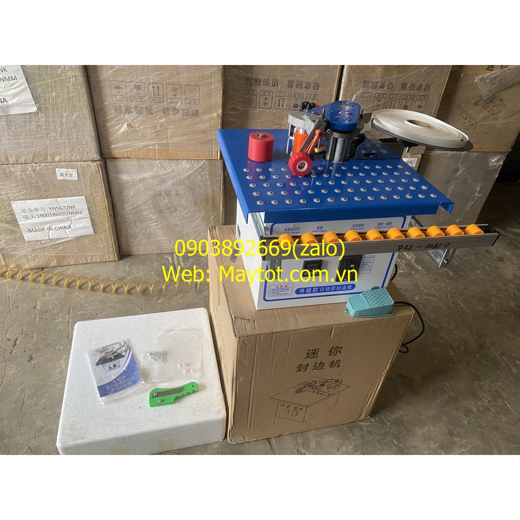 Máy dán cạnh gỗ 2 chức năng đa năng ST600