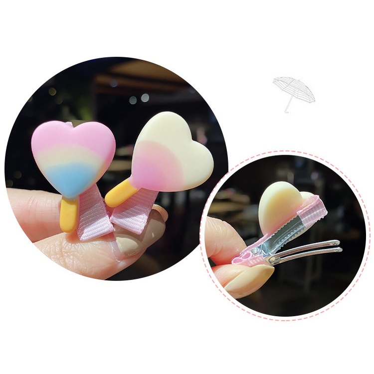 Kẹp tóc cho bé gái set 14 chiếc họa tiết dễ thương Hadyykids - CT36