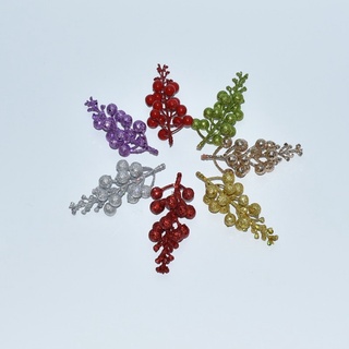 Cành quả sung Kim tuyến trang trí oản tài lộc, giỏ quà tết, cây thông noel, tt nhà