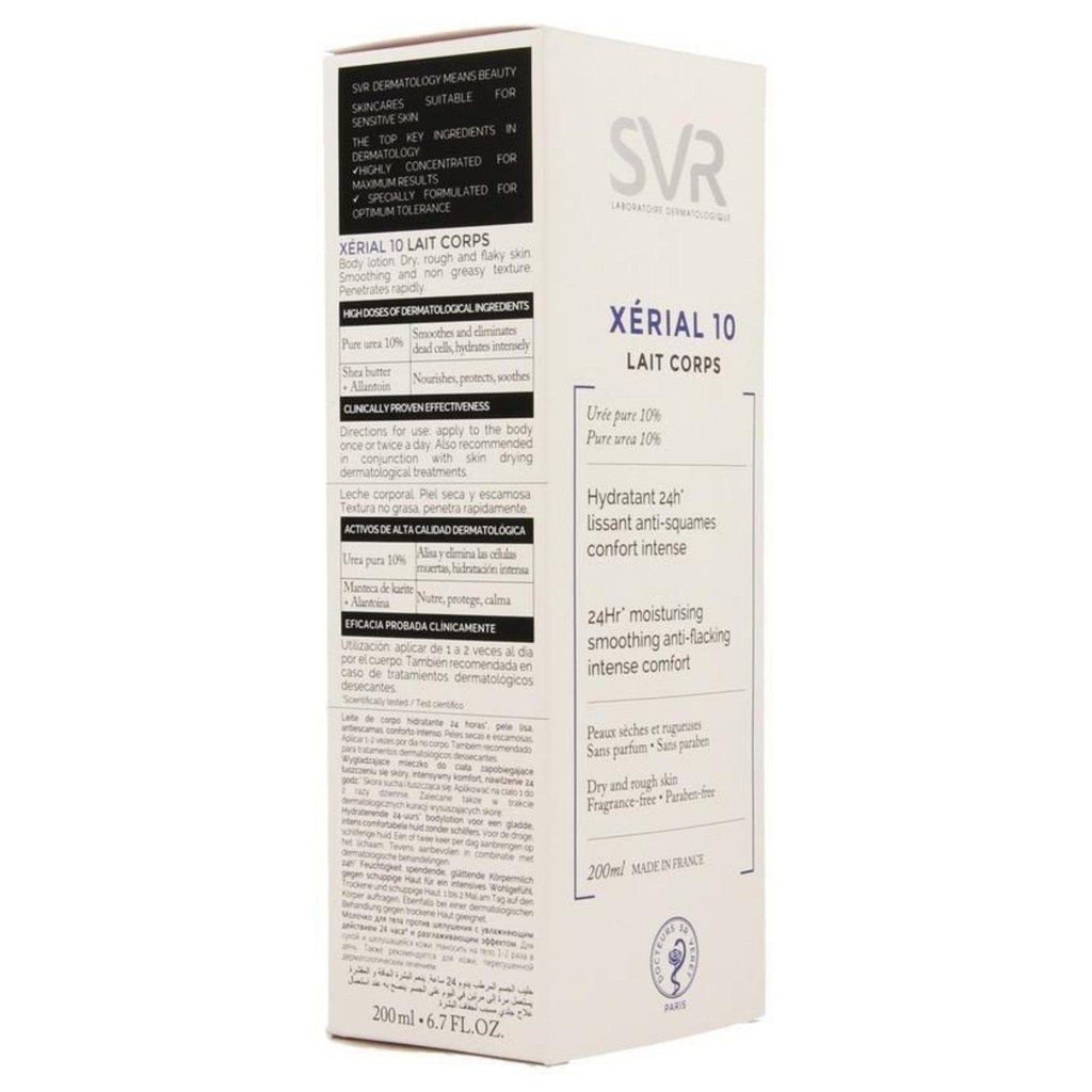 Sữa Dưỡng Thể Dưỡng Ẩm SVR Xérial 10 Lait Corps 200ml