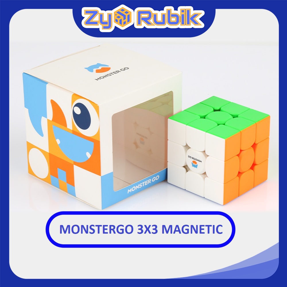 Rubik 3x3x3 GAN monster go Stickerless phiên bản Magnetic (Hãng mod nam châm) - ZyO Rubik