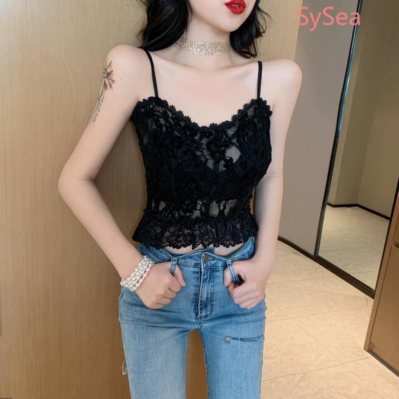 Áo Lót Nữ Phối Ren Cột Dây Quyến Rũ Gợi Cảm Thời Trang Mùa Hè