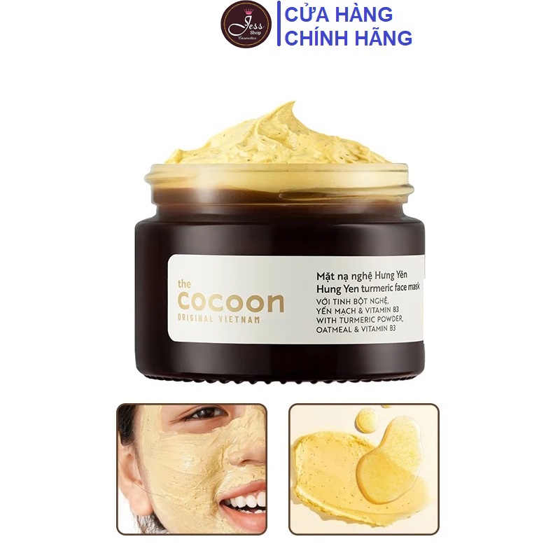 Mặt Nạ Nghệ Cocoon Turmeric Face Mask 30ml và 100ml