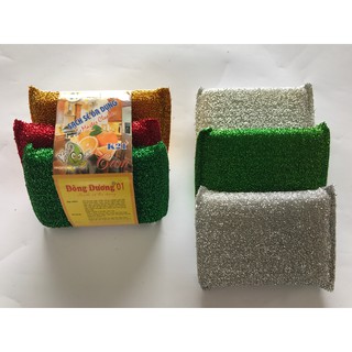 3 Miếng kim tuyến rửa chén