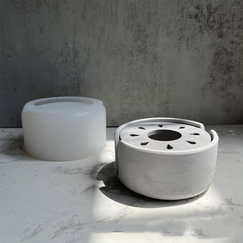 Khuôn Silicone Làm Nến Trang Sức Hình Ly Rượu Vang Ấm Áp