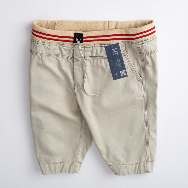 Quần Short nam kaki lưng thun hải triều 089