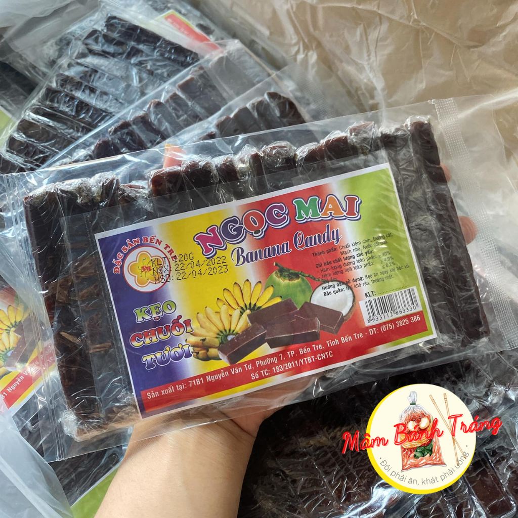 Kẹo chuối Ngọc Mai đặc sản Bến Tre kẹo chuối mềm dẻo thơm ngon - 04100161