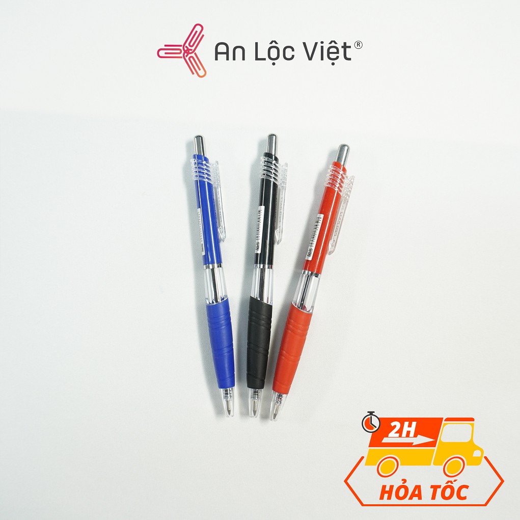 Set 5 Bút bi Thiên Long TL-047 0.7mm - Màu xanh/đỏ/đen