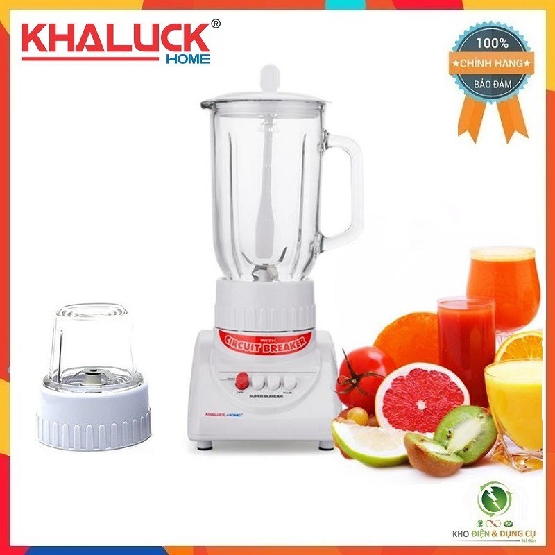 MÁY XAY SINH TỐ 2 CỐI THỦY TINH SIÊU BỀN KHALUCK HOME KL-333 ( 1.25 LÍT - BẢO VỆ CHỐNG QUÁ NHIỆT )