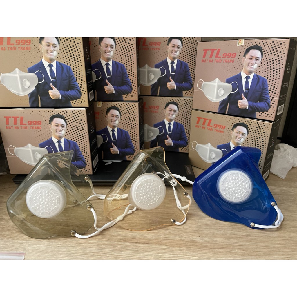 KHẨU TRANG TRONG SUỐT - KHẨU TRANG NHỰA DẺO - KHẨU TRANG 3D - KHẨU TRANG TPU - MẶT NẠ THỜI TRANG TTL999 KÈM 20 MÀNG LỌC | BigBuy360 - bigbuy360.vn