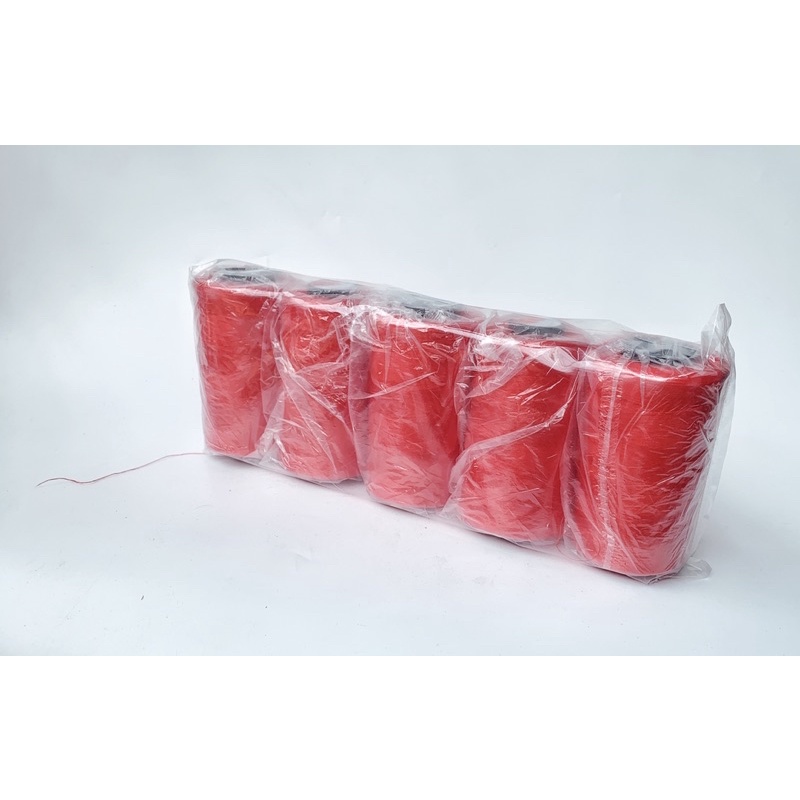 Vỉ 5 CUỘN CHỈ MAY 5000M MÀU ĐỎ CỜ