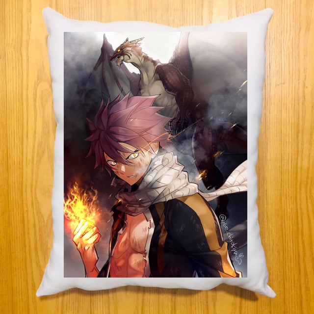 Gối ôm anime fairy tail dài 40x50cm