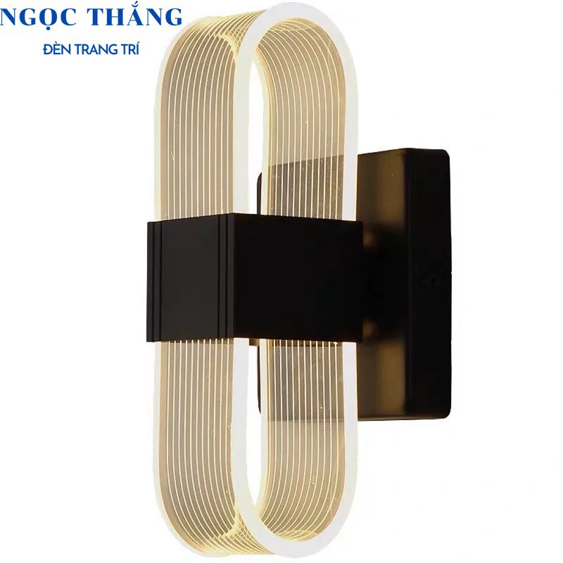 Đèn Led treo tường gắn tường trang trí phòng ngủ phòng khách cầu thang 8W Led 3 chế độ màu 220V GT467 Ngọc Thắng