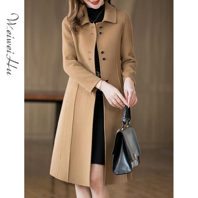 Áo Khoác Len Hai Mặt Dáng Dài Vừa Phải 20 Phong Cách Dài Vừa Phải Dành Cho Nữ 2021 | BigBuy360 - bigbuy360.vn