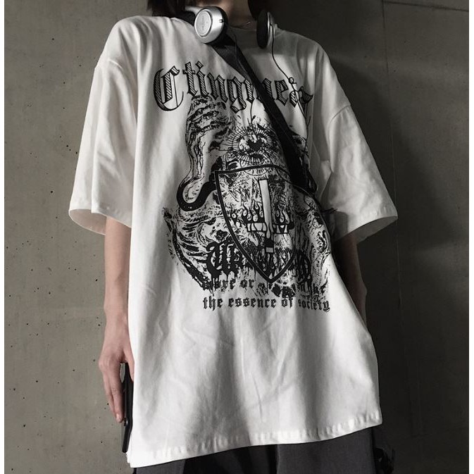 ÁO THUN, ÁO PHÔNG TAY LỠ UNISEX FORM RỘNG OVERSIZE ANIME M190