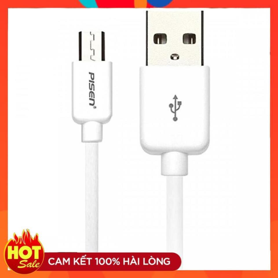 [Chính Hãng] Dây cáp sạc Micro USB 2A 1m (Dây sạc dành cho điện thoại Android) - Hàng Chính Hãng BH 1 năm