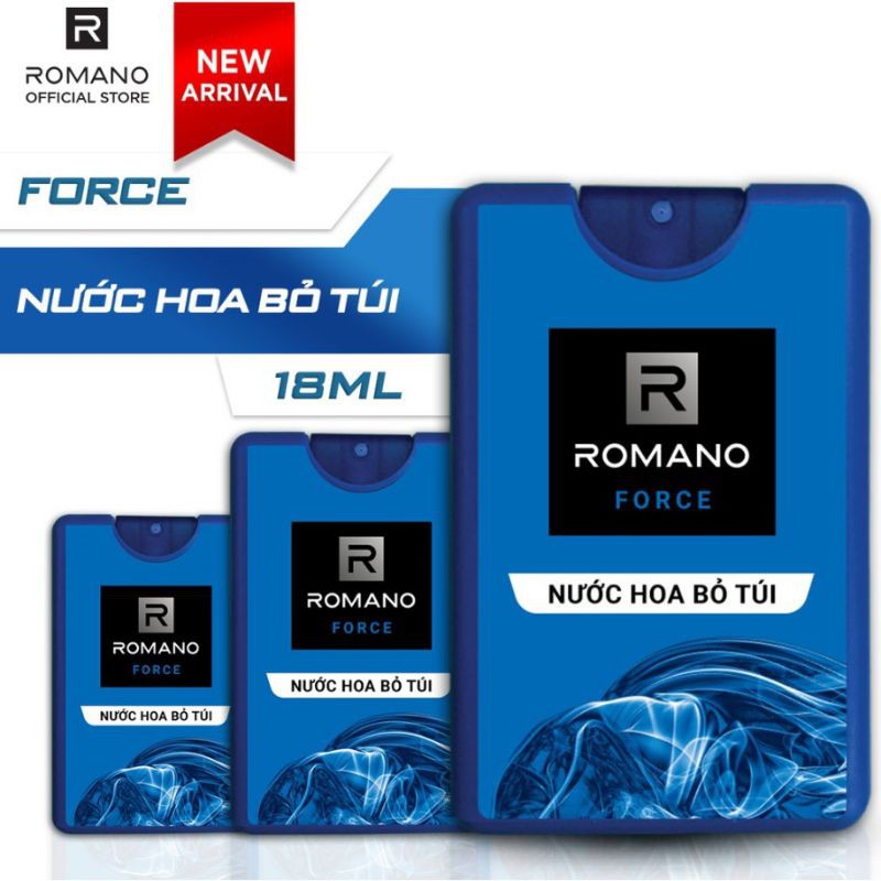 Nước hoa Romano bỏ túi 18ml | Thế Giới Skin Care