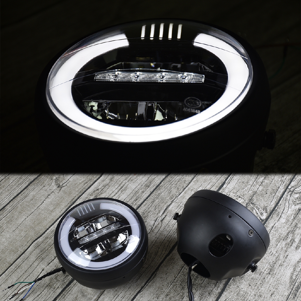 Đèn pha xe máy , bóng LED siêu sáng