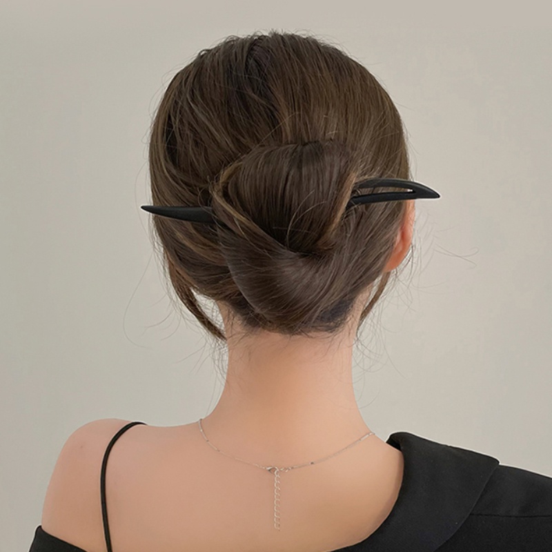Tiên Trâm Cài Tóc Bằng Gỗ Gụ Thiết Kế Đơn Giản Thời Trang trâm cài tóc cổ trang