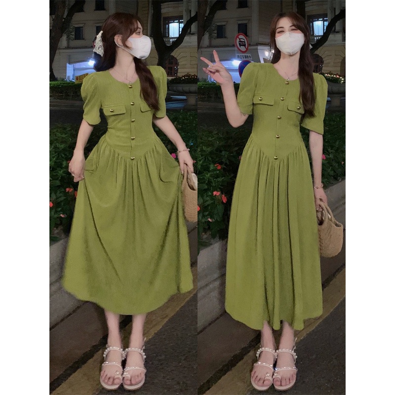 : Váy li eo dáng dài maxi đủ size kèm ảnh thật trải sàn LOLLA_FASHION