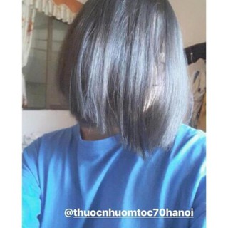 [SIÊU HOT] Thuốc nhuộm màu Than Chì kèm trợ oxy và gang tay nilon