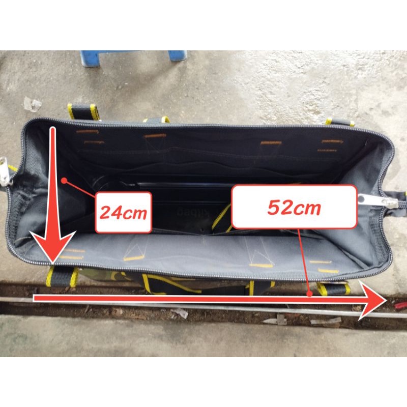 TÚI ĐỰNG ĐỒ NGHỀ ĐẾ NHỰA CHỐNG NƯỚC( 24CM x 52CM x 32CM )