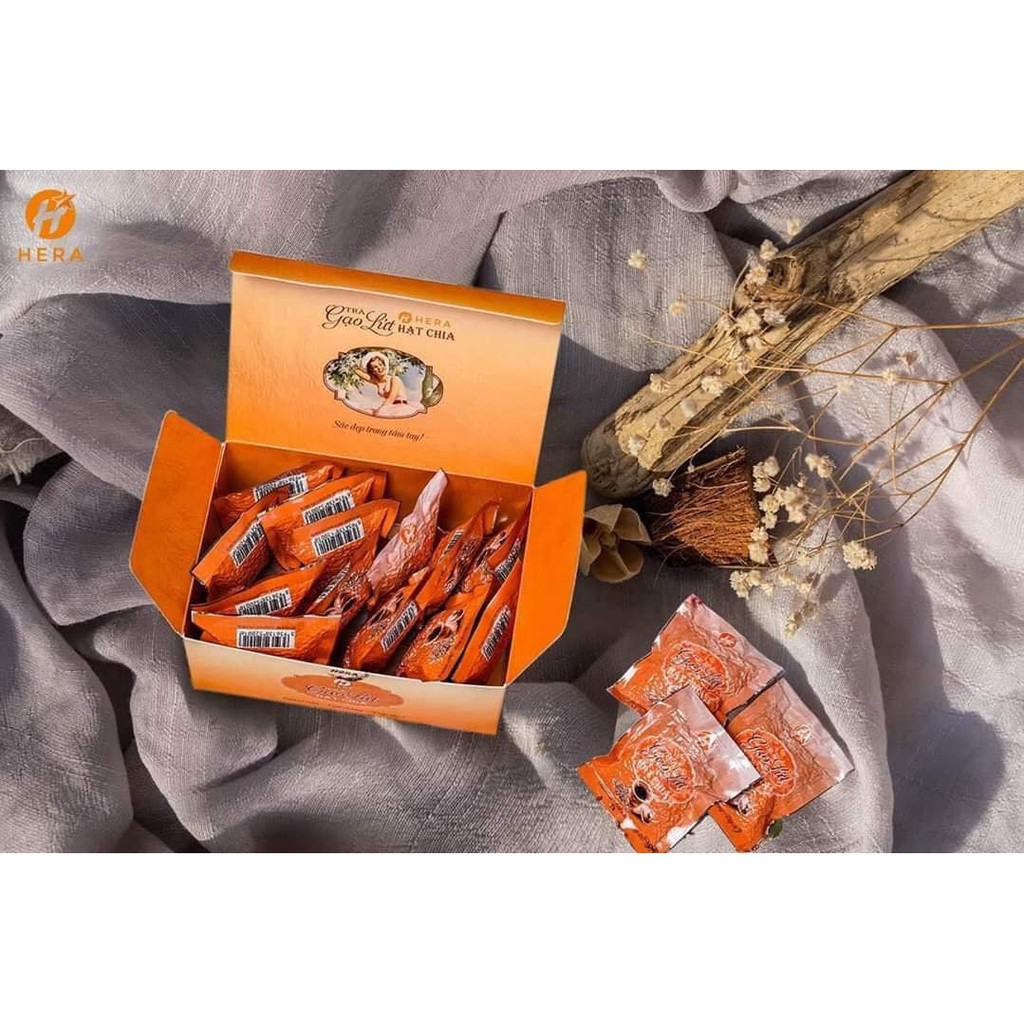 [CHÍNH HÃNG] TRÀ GẠO LỨT HẠT CHIA HERA_LÀN GIÓ MỚI TRONG THỰC ĐƠN GIẢM CÂN CỦA PHỤ NỮ. HỘP 14 GÓI | BigBuy360 - bigbuy360.vn